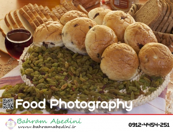 عکاسی محصولات غذایی نان شفق