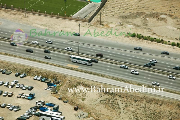 عکس هوایی-بزرگراه تهران کرج