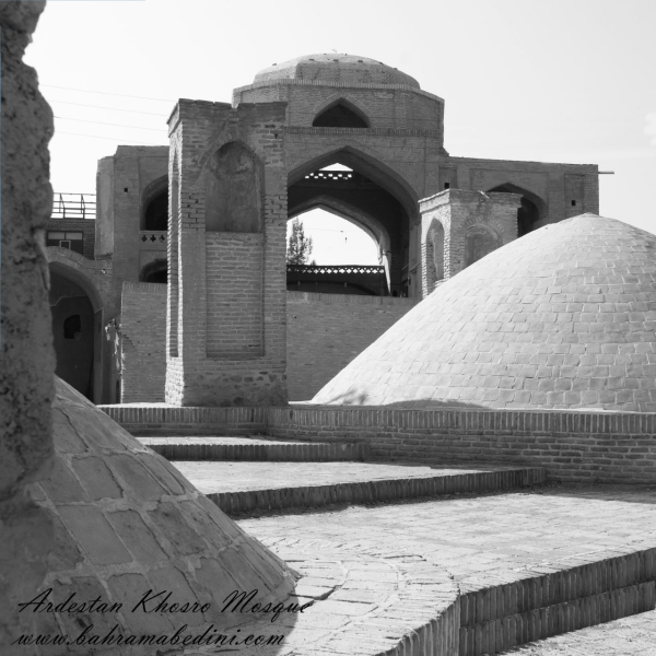 Mosque of Khosrow B&amp;W photo